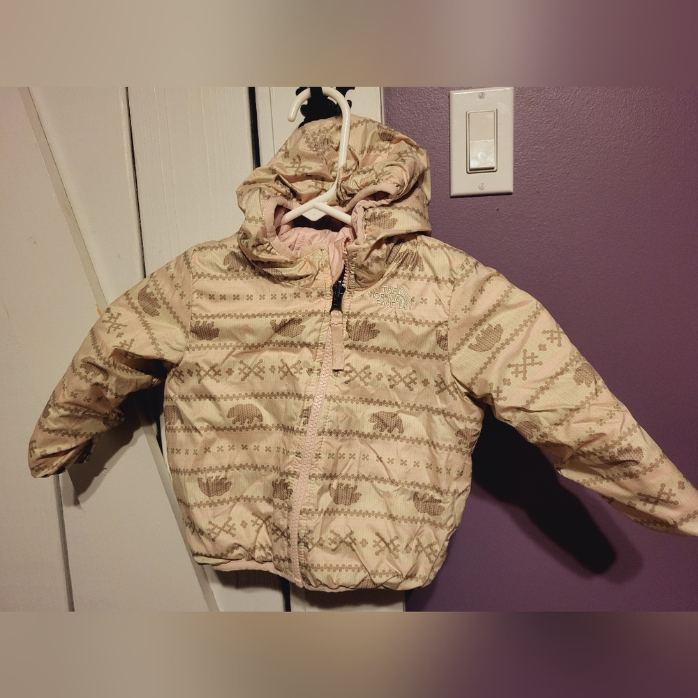 12-18 month North Face Reversible Puffer Jacket